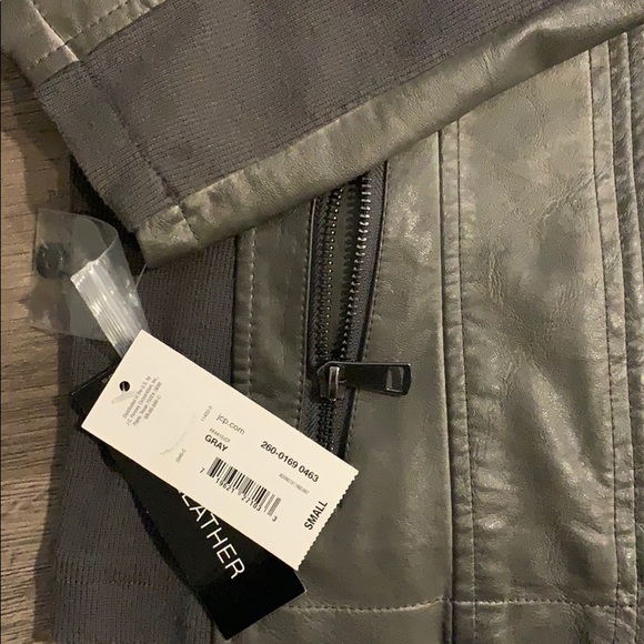 Leather Hoodie Jacket - Picture 2 of 2